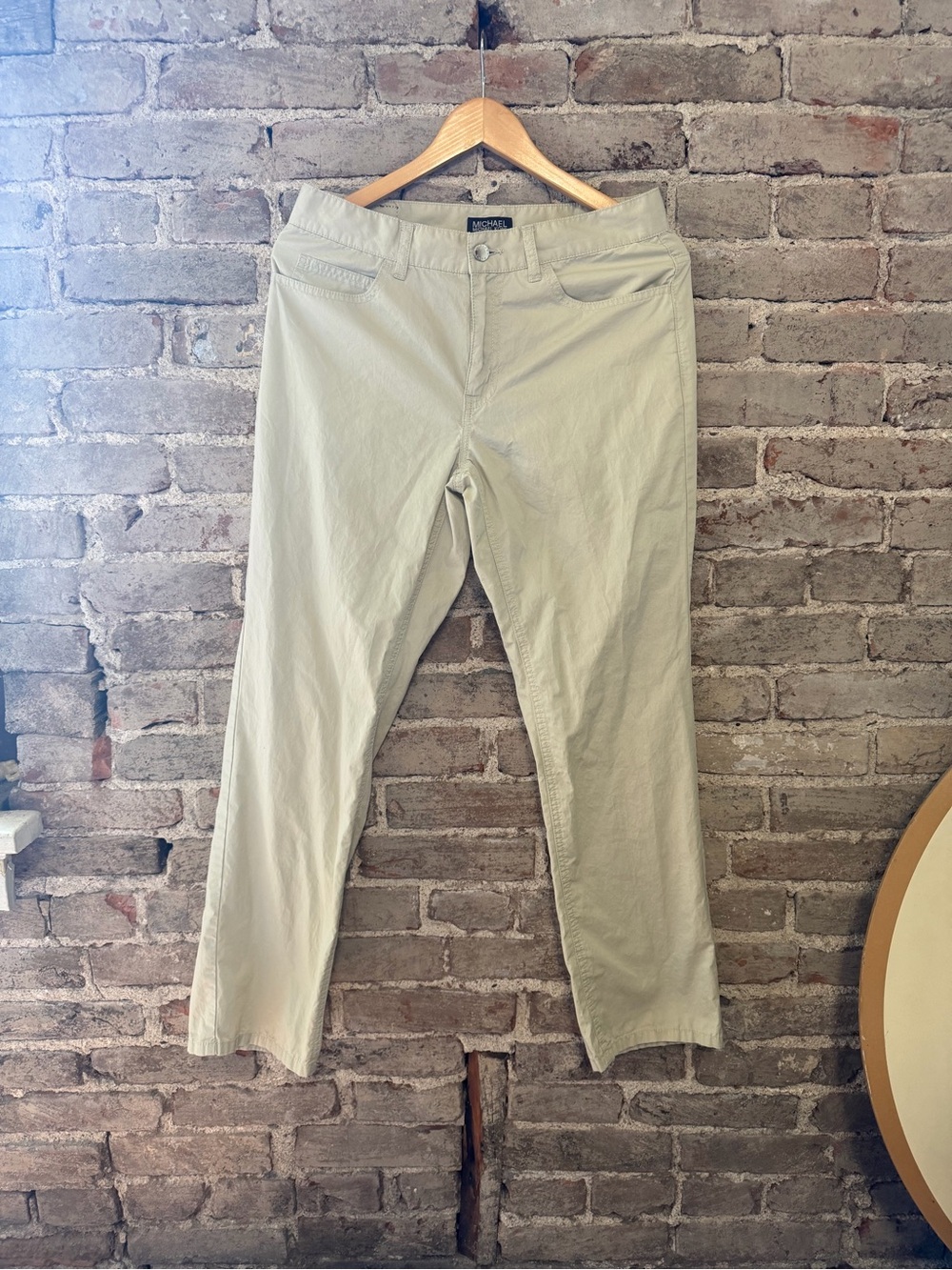 Michael Kors Light Tan Stretch Chinos